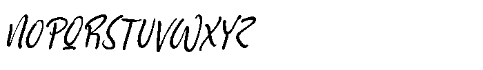 Sunyplay Peachy Italic Font UPPERCASE