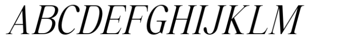 Sunzhine Serif Italic Font UPPERCASE
