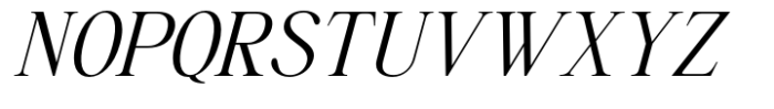 Sunzhine Serif Italic Font UPPERCASE