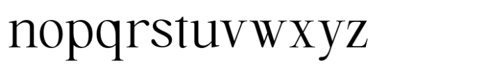 Sunzhine Serif Regular Font LOWERCASE