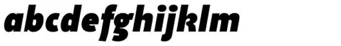 Suomi Sans Black Italic Font LOWERCASE