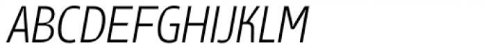 Suomi Sans Light Italic Font UPPERCASE