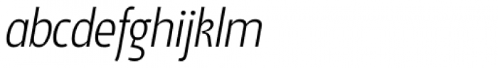Suomi Sans Light Italic Font LOWERCASE