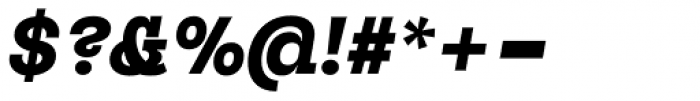 Suomi Slab Serif Bold Italic Font OTHER CHARS