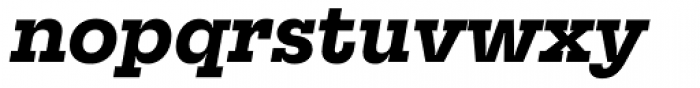 Suomi Slab Serif Bold Italic Font LOWERCASE