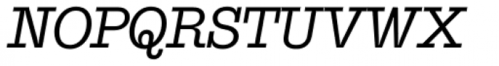 Suomi Slab Serif Book Italic Font UPPERCASE