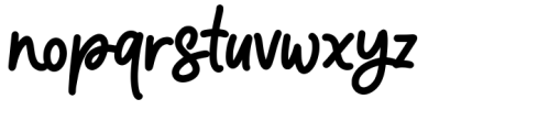 Super Banana Font LOWERCASE