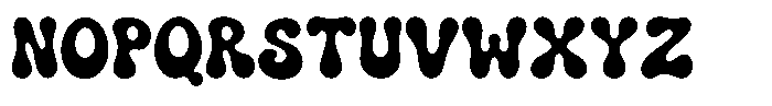 Super Funky Vibes Font UPPERCASE