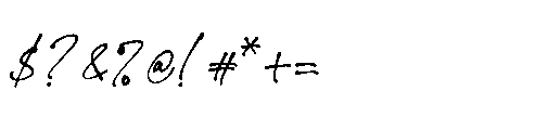 Super Gesture Script Font OTHER CHARS