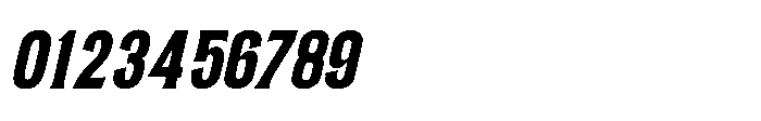 Super Gesture Serif Slant Font OTHER CHARS