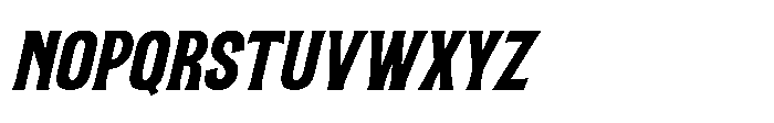 Super Gesture Serif Slant Font LOWERCASE