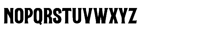 Super Gesture Serif Font LOWERCASE