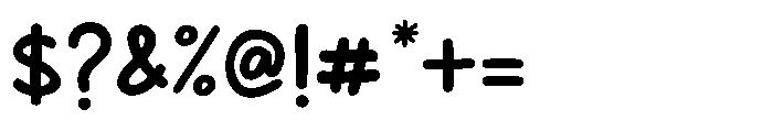 Super Kiddy Sans Font OTHER CHARS