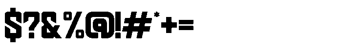 Super Punch Font OTHER CHARS