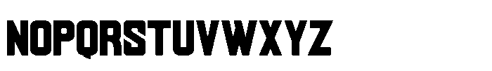 Super Punch Font LOWERCASE