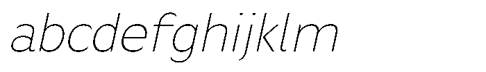 Super Quarky Thin Italic FONT