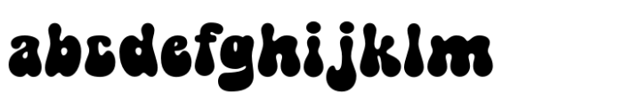 Super Retro Regular Font LOWERCASE