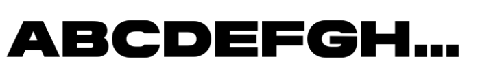 Super Rich Expanded Regular Font UPPERCASE