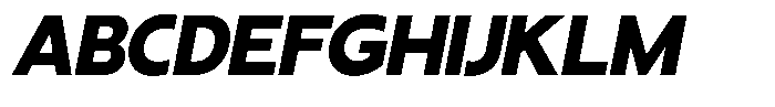 Superantia Bold Italic Font UPPERCASE