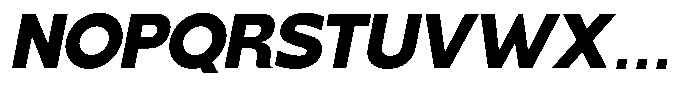 Superantia Bold Italic Font UPPERCASE