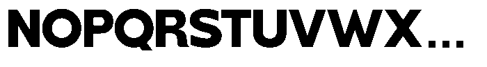 Superantia Bold Font UPPERCASE