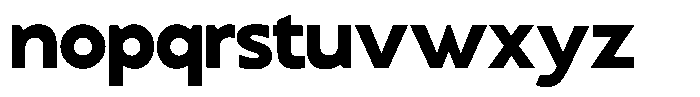 Superantia Bold Font LOWERCASE