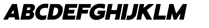 Superantia Heavy Italic Font UPPERCASE