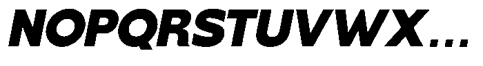 Superantia Heavy Italic Font UPPERCASE