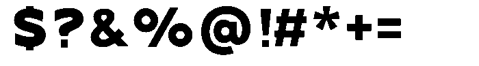 Superantia Heavy Font OTHER CHARS