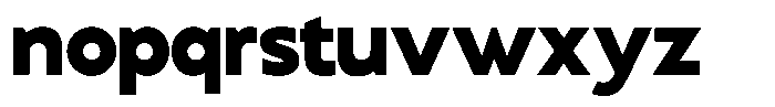 Superantia Heavy Font LOWERCASE