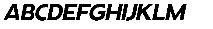 Superantia Medium Italic Font UPPERCASE