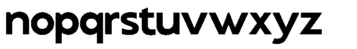 Superantia Medium Font LOWERCASE