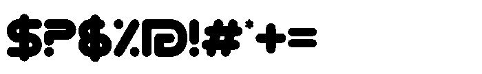 Superbolt Font OTHER CHARS