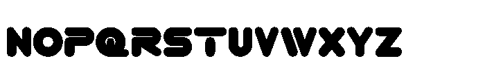 Superbolt Font LOWERCASE
