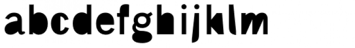 Superclosed B Font LOWERCASE