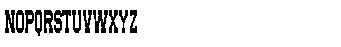 Superior Actioned Regular Font LOWERCASE