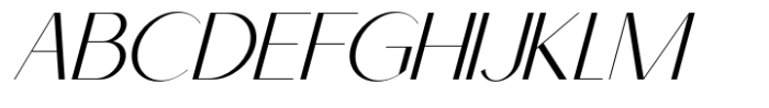 Superme Regular Serif Italic Font UPPERCASE