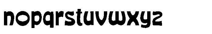 Supermode Font LOWERCASE