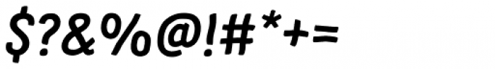 Supernett Bold Italic Font OTHER CHARS