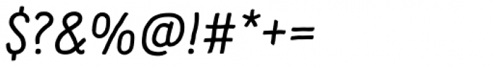 Supernett Regular Italic Font OTHER CHARS