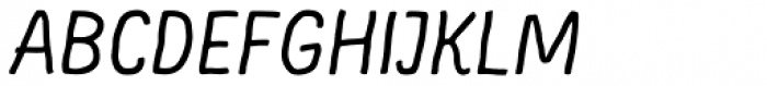 Supernett Regular Italic Font UPPERCASE