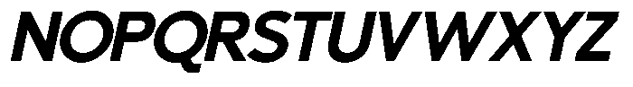 Supernus Bold Italic Font UPPERCASE