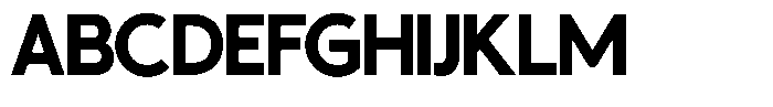 Supernus Bold Font UPPERCASE