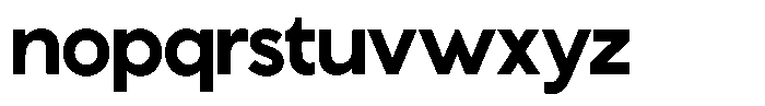 Supernus Bold Font LOWERCASE