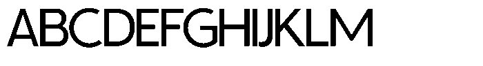 Supernus Light Font UPPERCASE