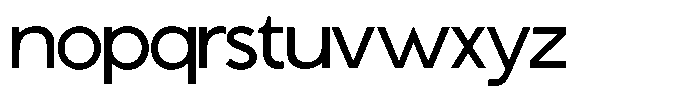 Supernus Light Font LOWERCASE