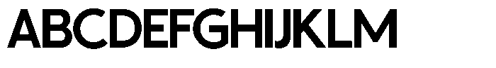 Supernus Medium Font UPPERCASE
