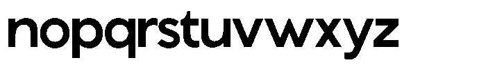 Supernus Medium Font LOWERCASE