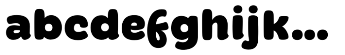 Superpop Bold Font LOWERCASE