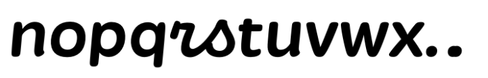 Superpop Italic Font LOWERCASE